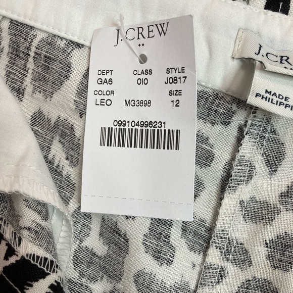J. CREW Factory Leopard Print Shorts. - Picture 5 of 8